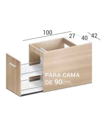 Arcón Recortado 90. EG J