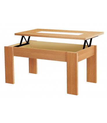 Mesa Elev Cristal 51/63x105x55 CEREZO KN