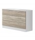 Comoda 3C [T] 69x100x35 Blanco-Cambrian