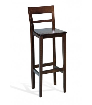 TABURETE RESPALDO-(190) DM NOGAL TA