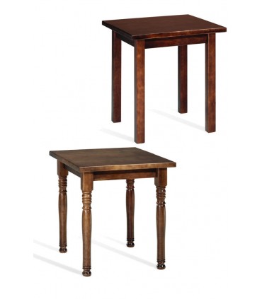 300-MESA CASTELLANA FIJA 120X80 MIEL TA PATA TORNEADA