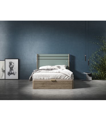 Cabecero Arizona 90cm con spot. Canapé curve. KNP