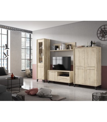 Mueble TV Cube. 1 puerta + 1 cajón. LH