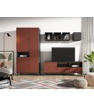 Mueble TV Flat. 1 puerta + 2 cajones. LH