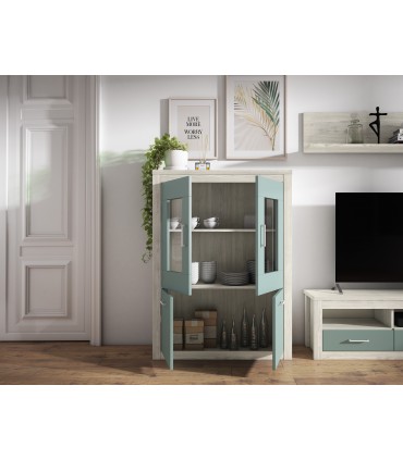 Vitrina marco. 4 puertas. LH