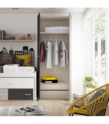 Cajonera 2 Cajones Para Armario Recto 92 cm. Juvenil