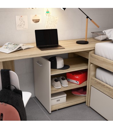 Sobre Mesa Estudio Recto. 204 cm. Juvenil