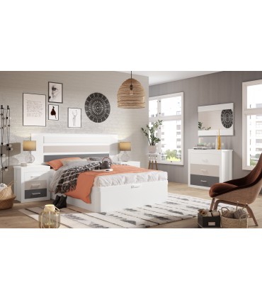 Canapé de 31,5 cm con 4 patas. Matrimonio