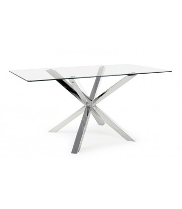 Mesa comedor Maya 160 cromada. FM