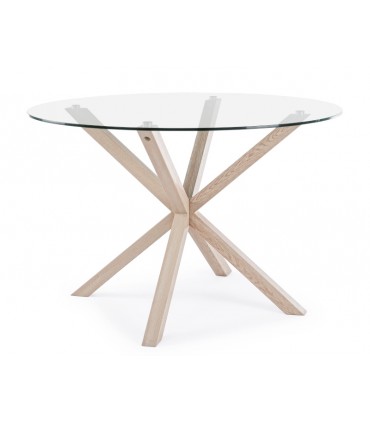 Mesa Comedor Maya 114 diametro natural. FM